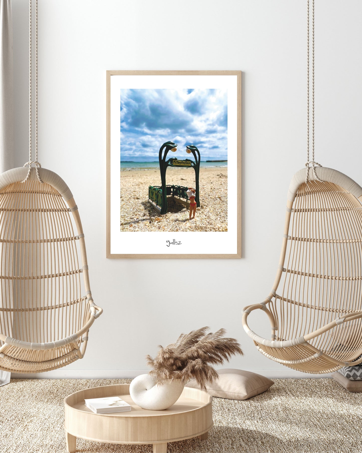 encadrement affiche du souterrain à l'air marin