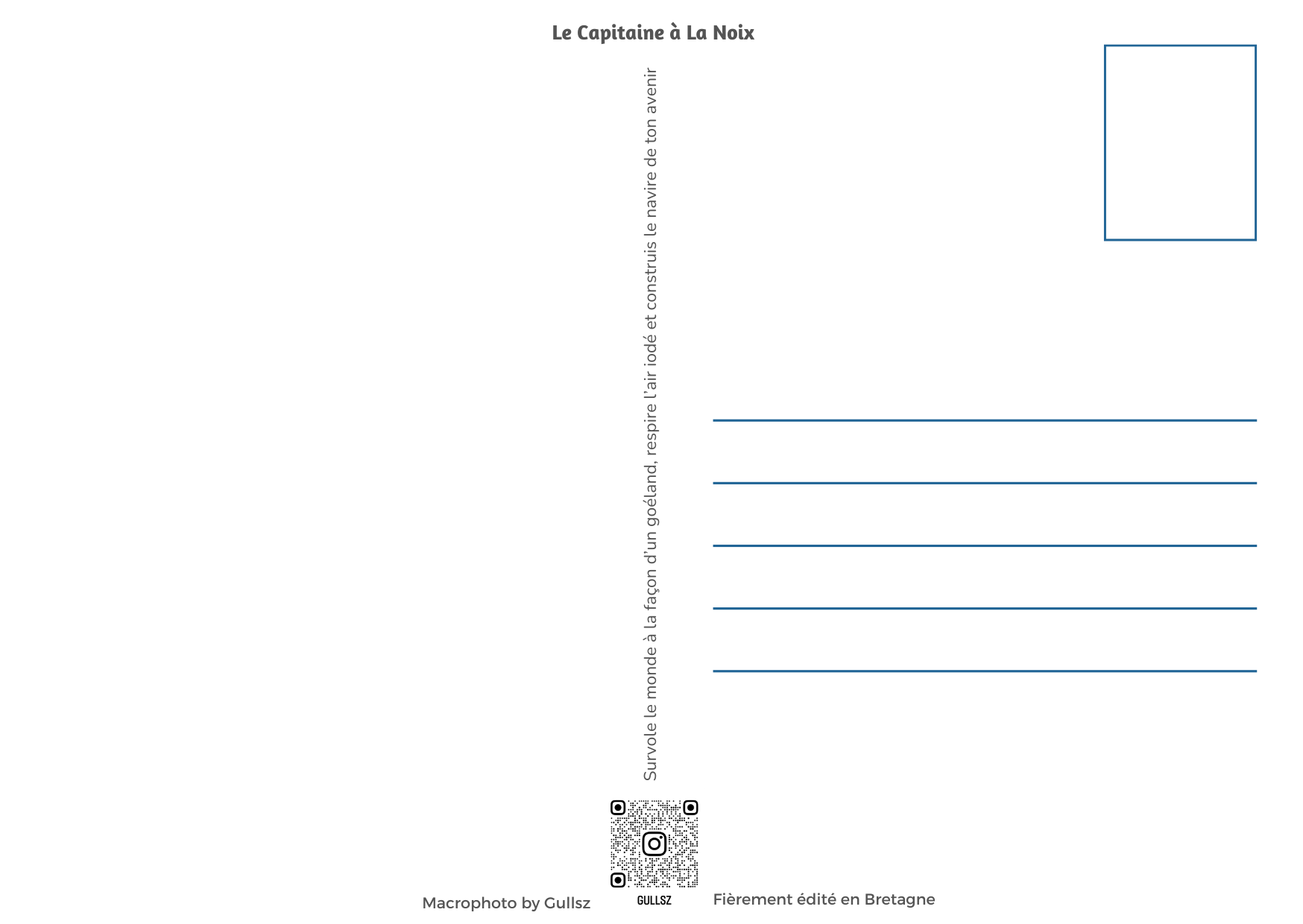 carte postale du capitaine