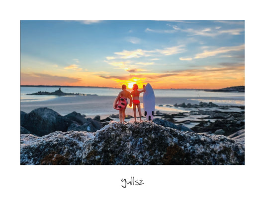 surfer en bretagne