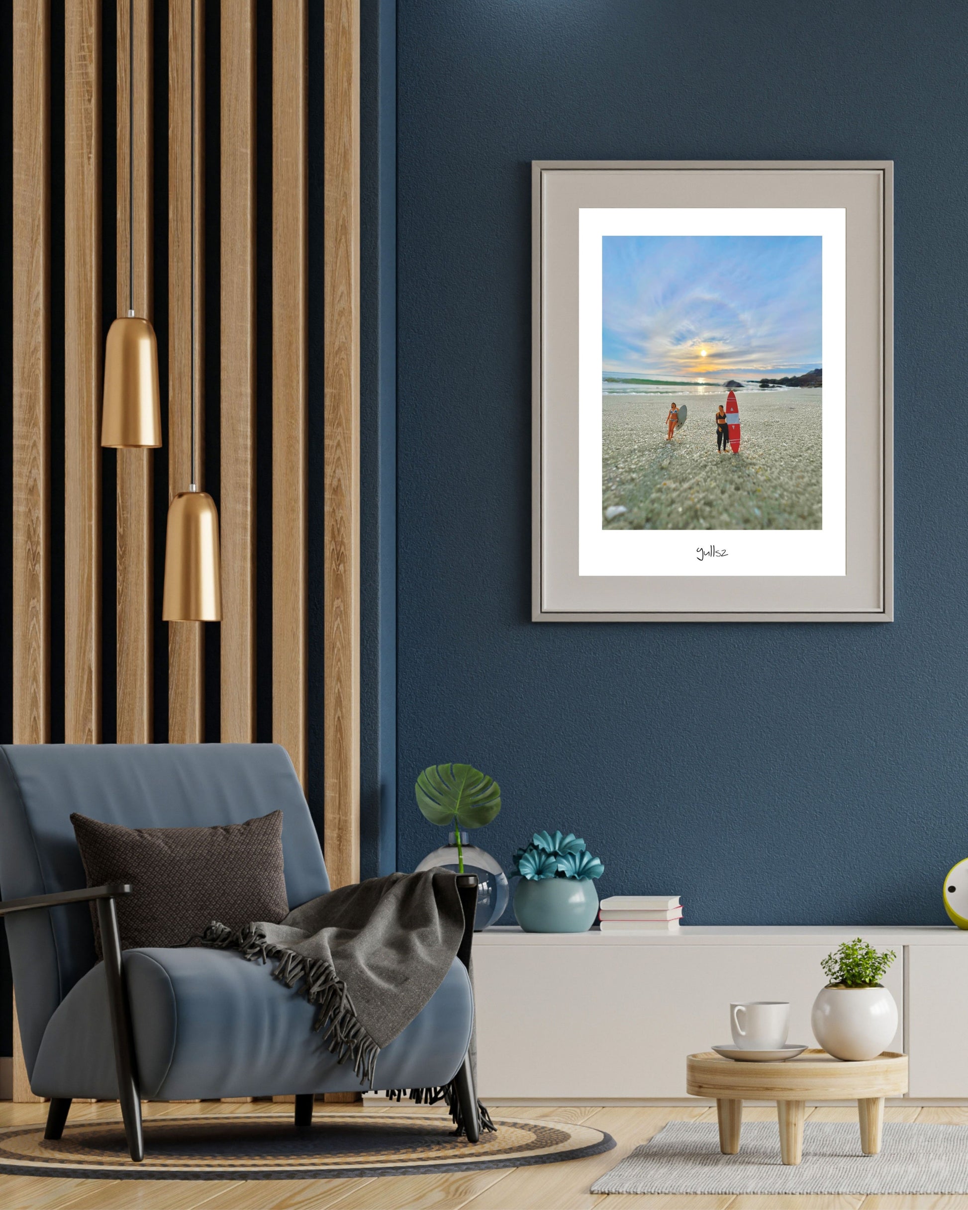 encadrement affiche Les surfeuses de St Co