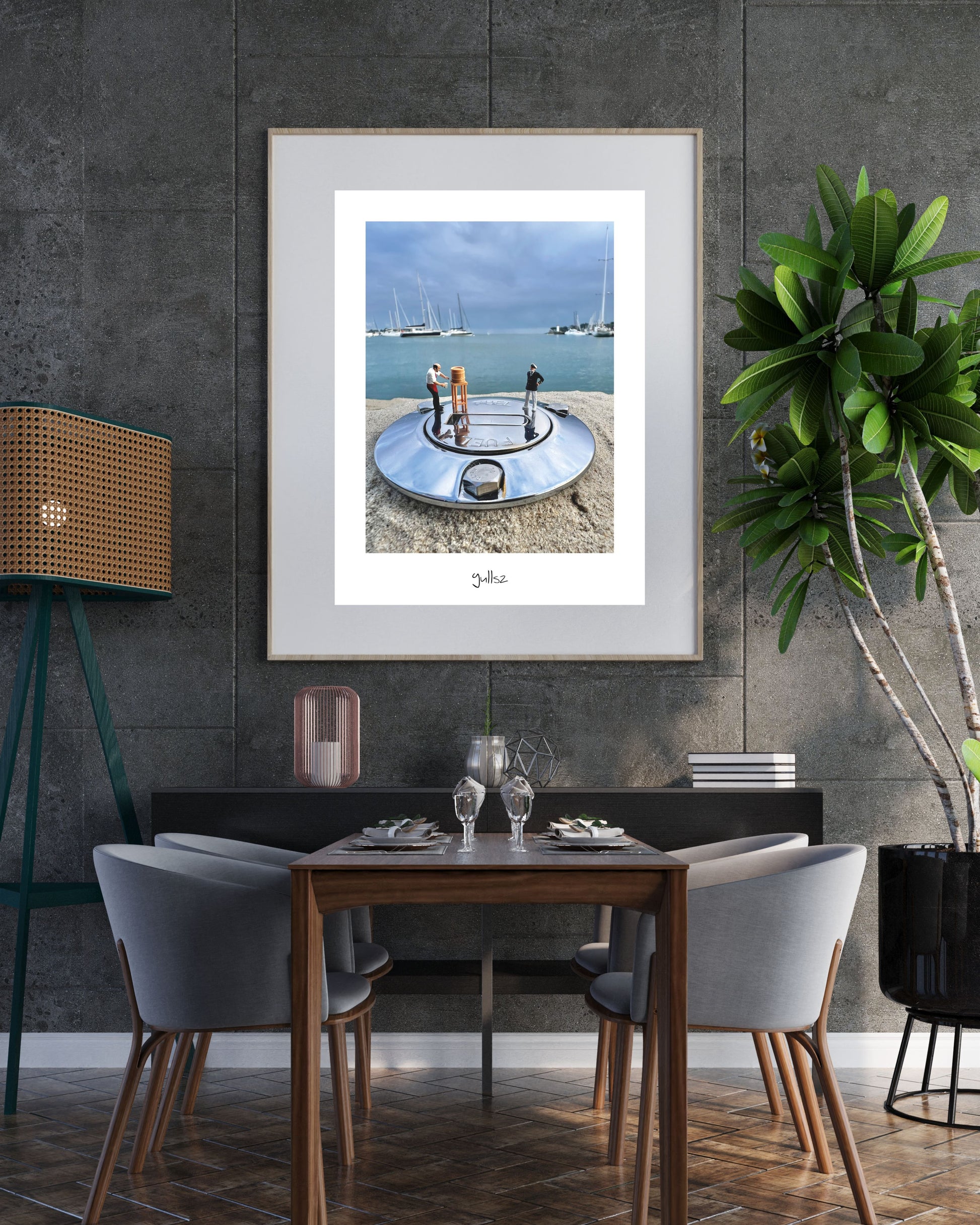 encadrement affiche Le plein à la Trin'