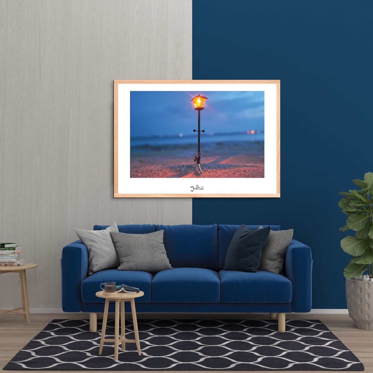 encadrement affiche Saxo à St Co